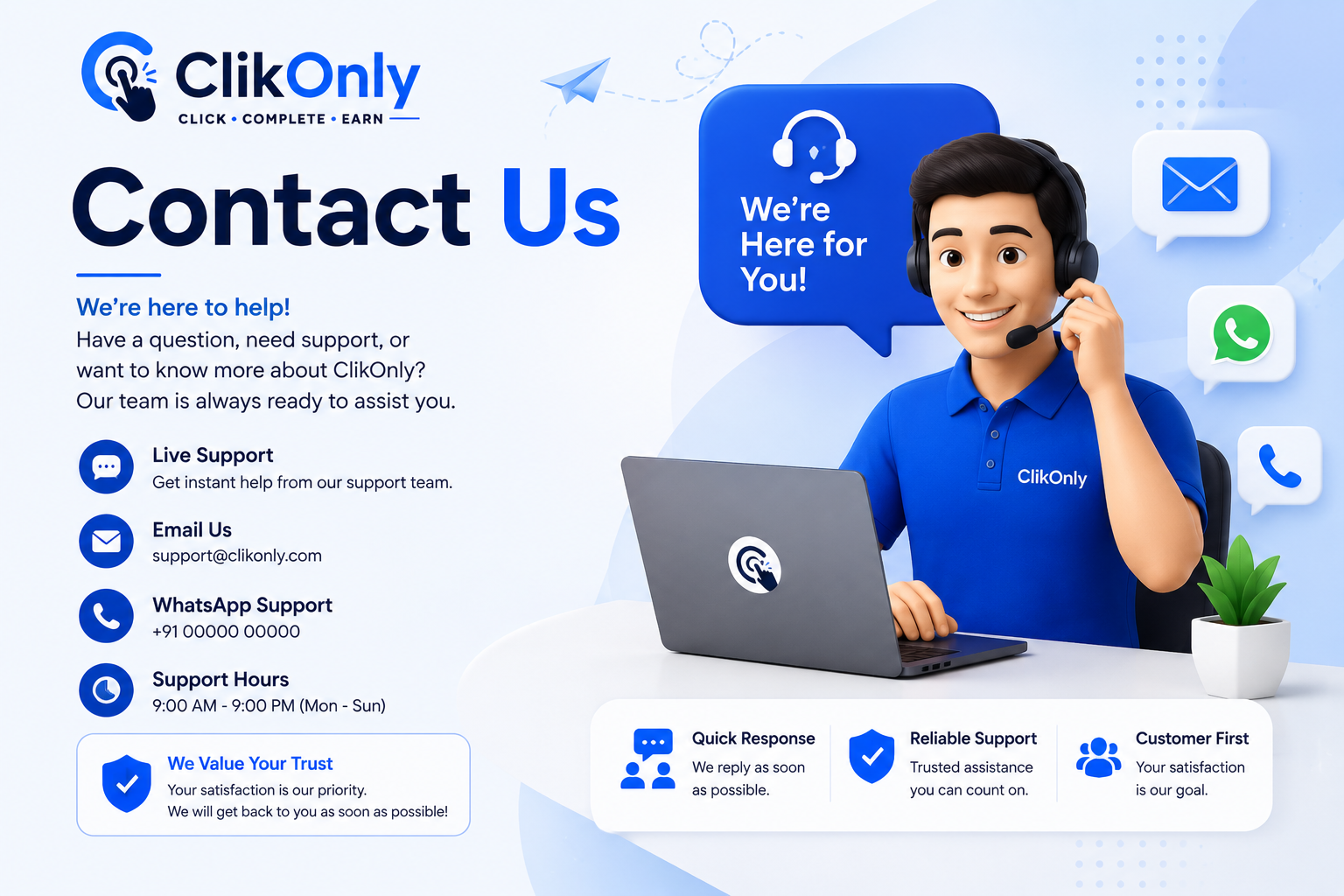 contact us