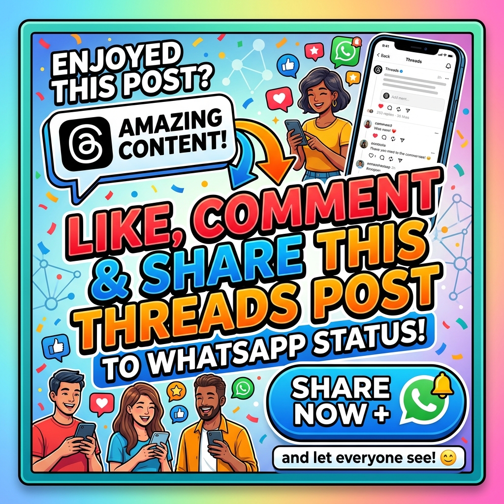 like, comment and share this threads post